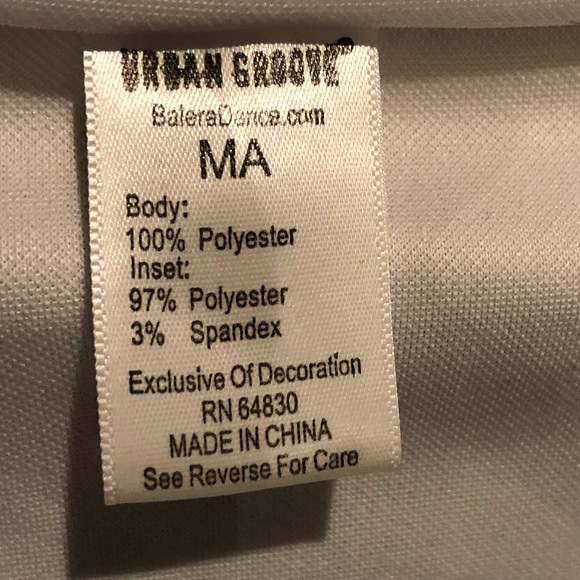 Balera Dance STRIPE SLEEVE TRACK JACKET size M - Picture 3 of 3